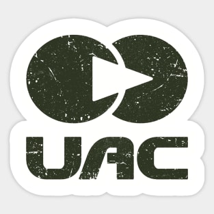 UAC Classic Logo (Green) Sticker